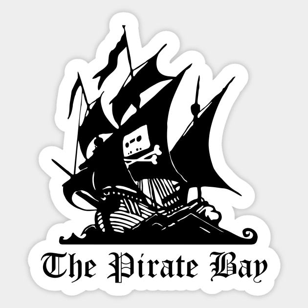 The Pirate Bay - Official Logo Sticker by Sonoran Design and Custom Apparel